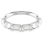 swarovski millenia bangle octagon cut white rhodium plated