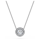 Eternity pendant, Laboratory grown diamonds 0.59 ct tw, 18K white gold