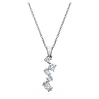 Galaxy pendant, Laboratory grown diamonds 0.9 ct tw, 18K white gold
