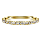 Eternity band ring, Laboratory grown diamonds 0.2 ct tw, 18K yellow gold