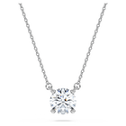 Eternity pendant, Laboratory grown diamonds 1 ct tw, 18K white gold