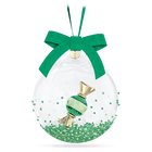 Holiday Cheers Dulcis Ball Ornament, Green