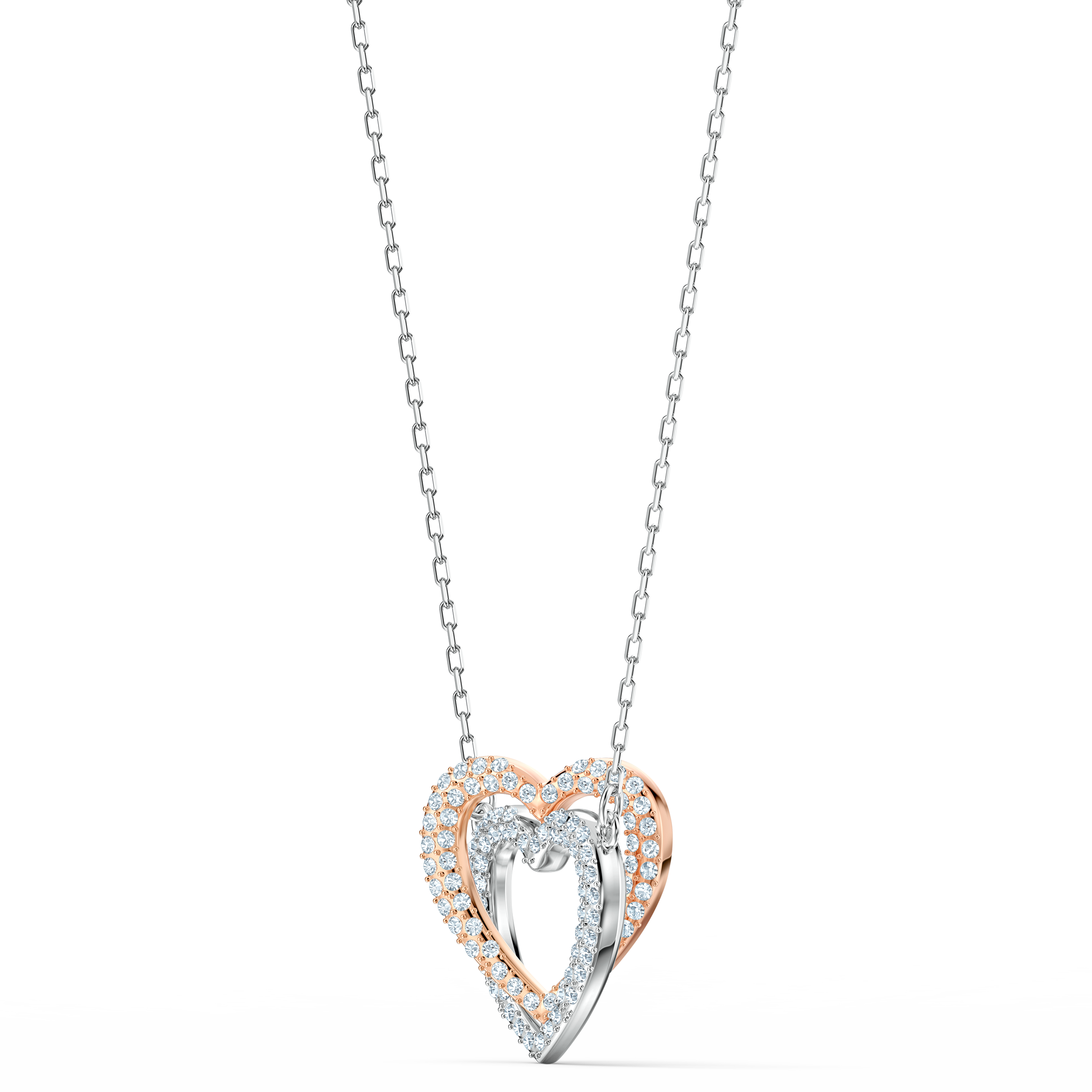 Buy Swarovski Swarovski Infinity Heart Necklace, White, Mixed metal ...