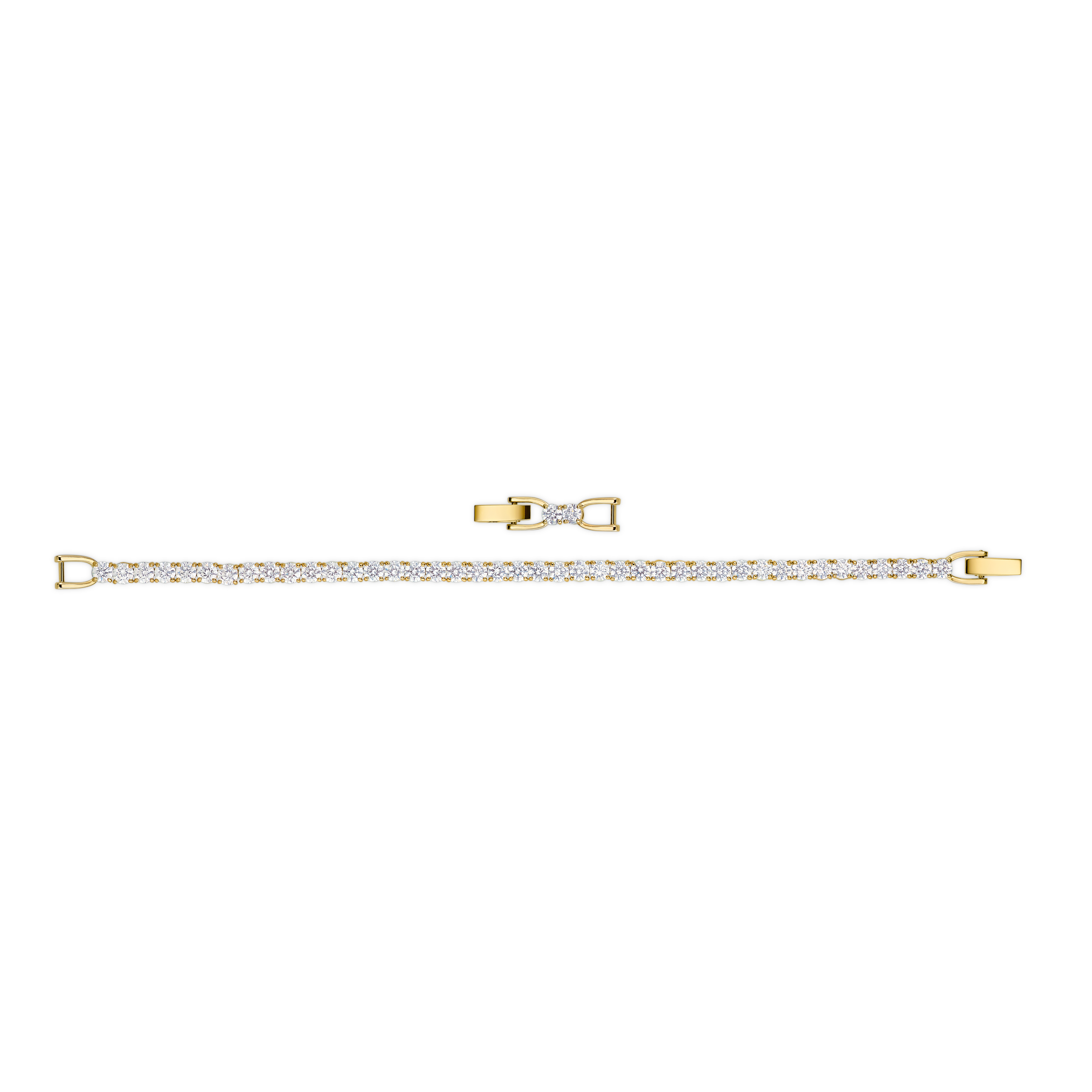 Buy Swarovski Tennis Deluxe Bracelet White Gold Tone Plated In Dubai Abu Dhabi Uae 5511544